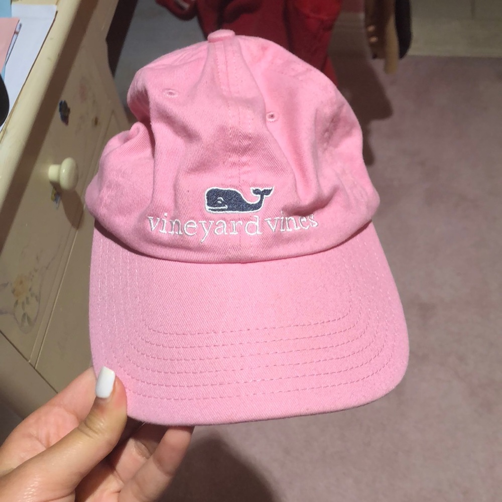 Vinyard vines pink baseball cap